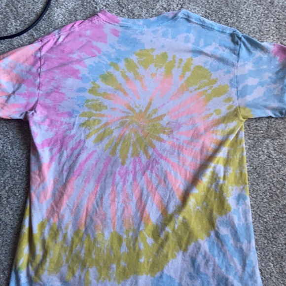 trippy hippie melting smiley tee - Picture 3 of 4